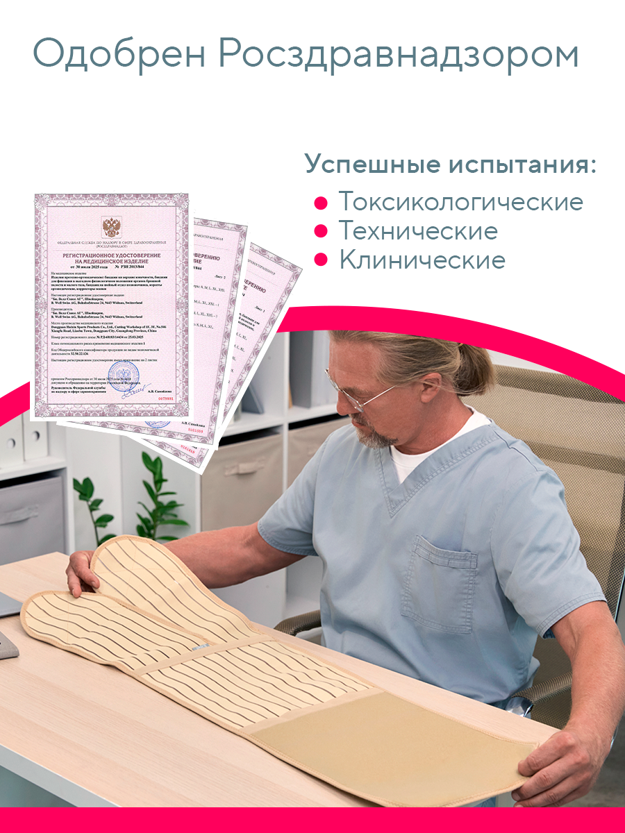 Бандаж послеоперационный W-422 B.Well W-422 - фото 10