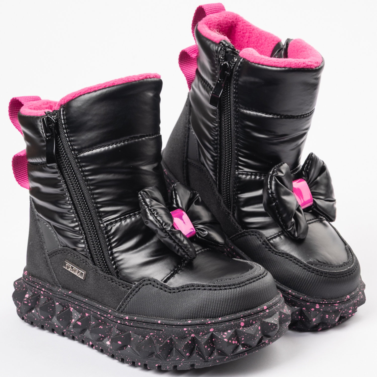 Ботинки TikkaGo 4K18_25-2397_black-fuxia - фото 1