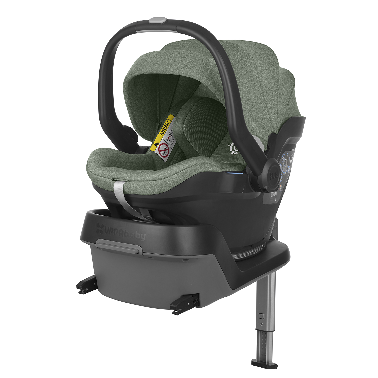 Автокресло UPPAbaby Isofix 0 (0 -13 кг) зеленый - фото 10