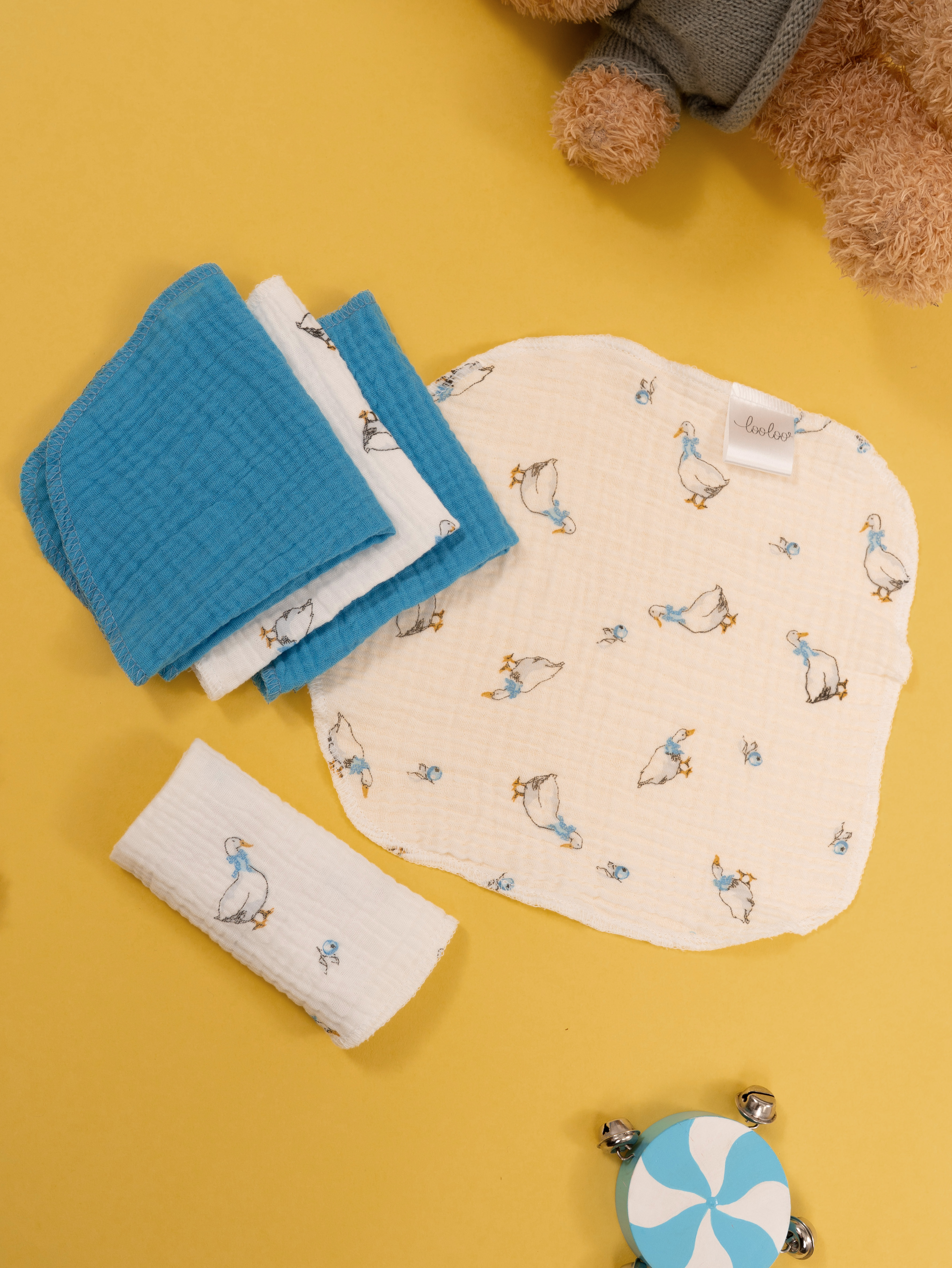 Платок Loo-Loo гусь муслин 5 шт. - фото 5