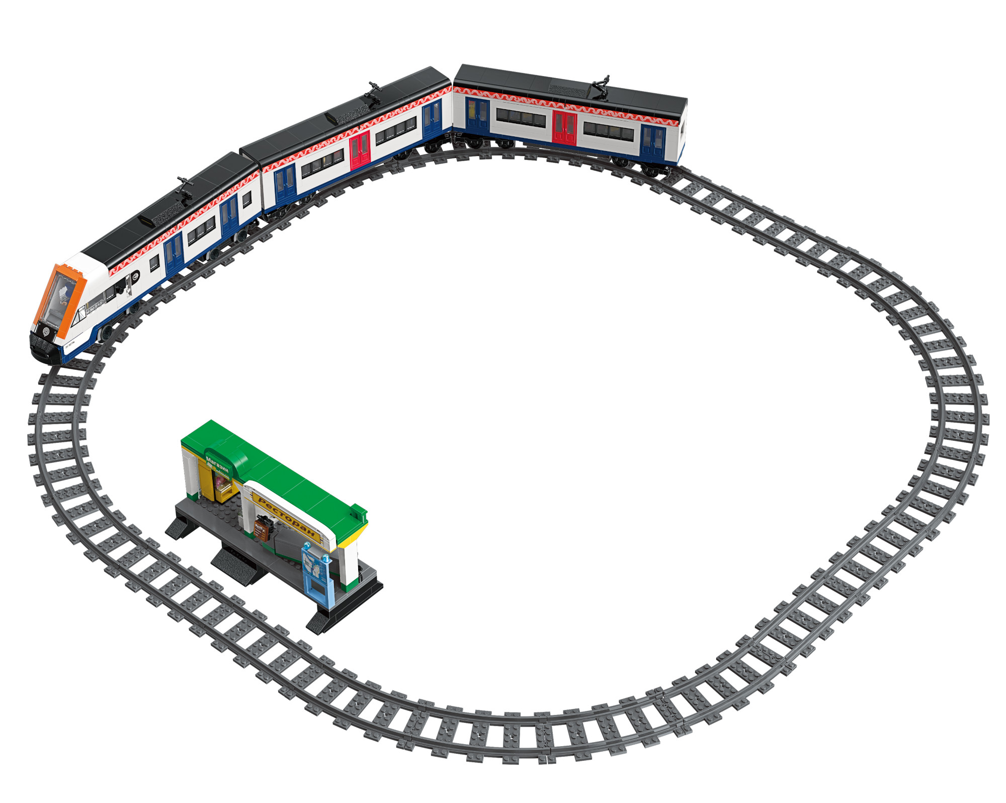 Конструктор QMAN Московский вокзал 1375 дет. - фото 4