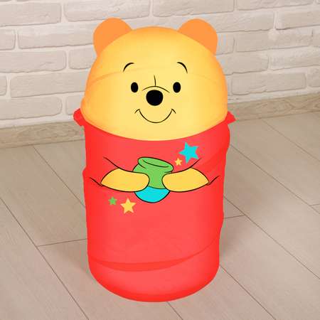 Корзина для игрушек Disney Медвежонок Винни и его друзья с ручками и крышкой