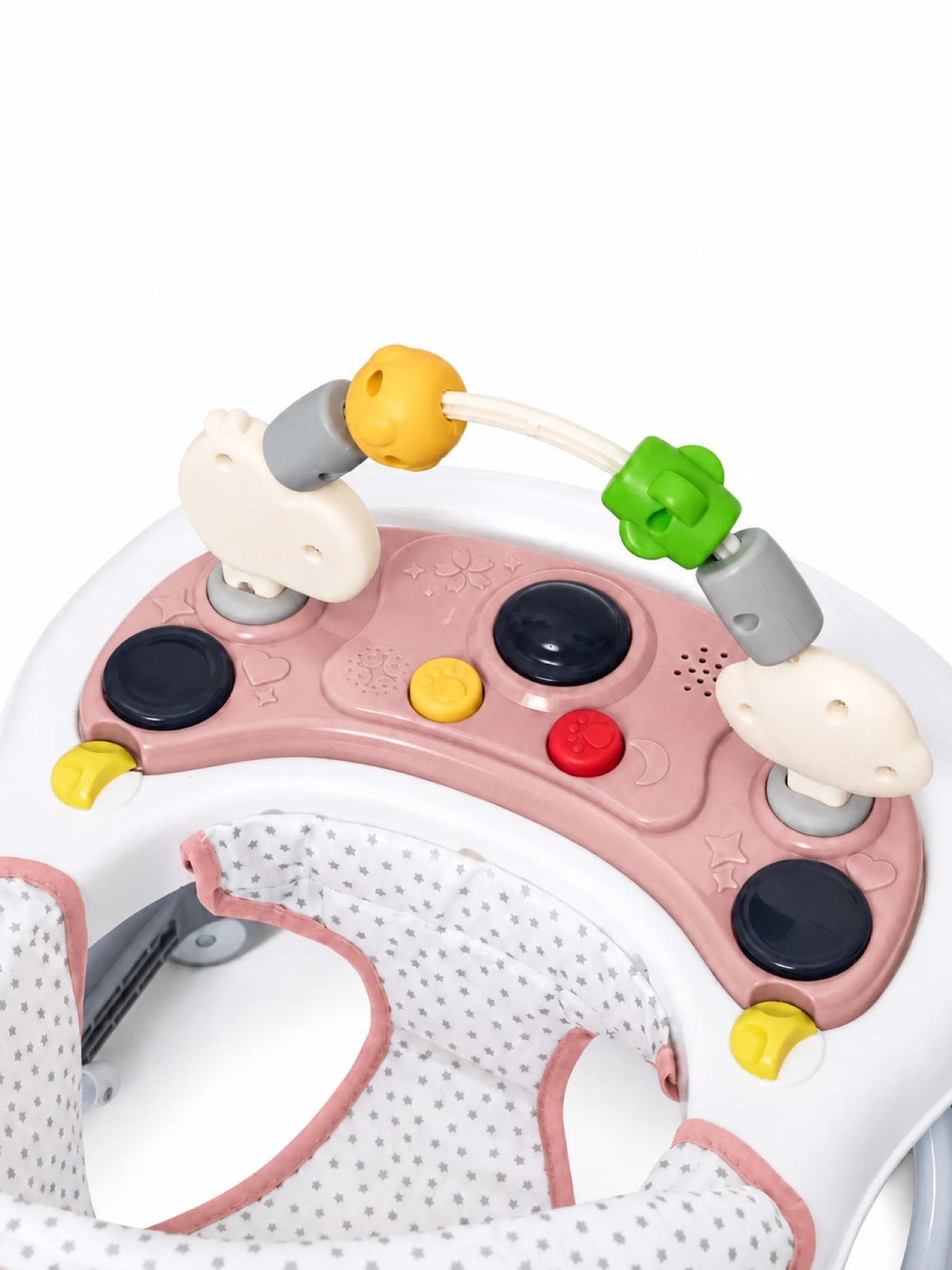 Ходунки BabyGo Simple розовый - фото 5