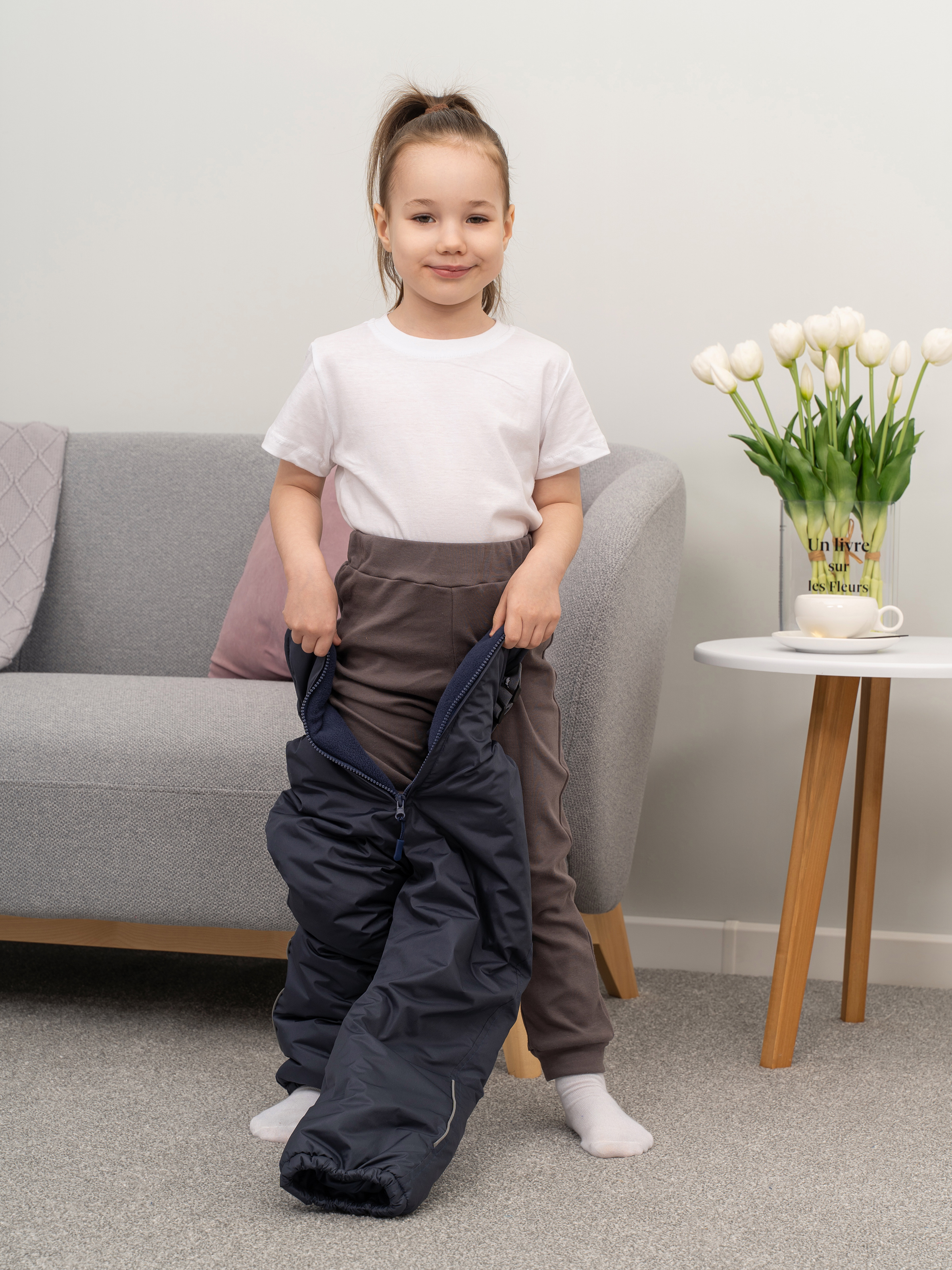 Брюки Утенок 432/1 серый - фото 3