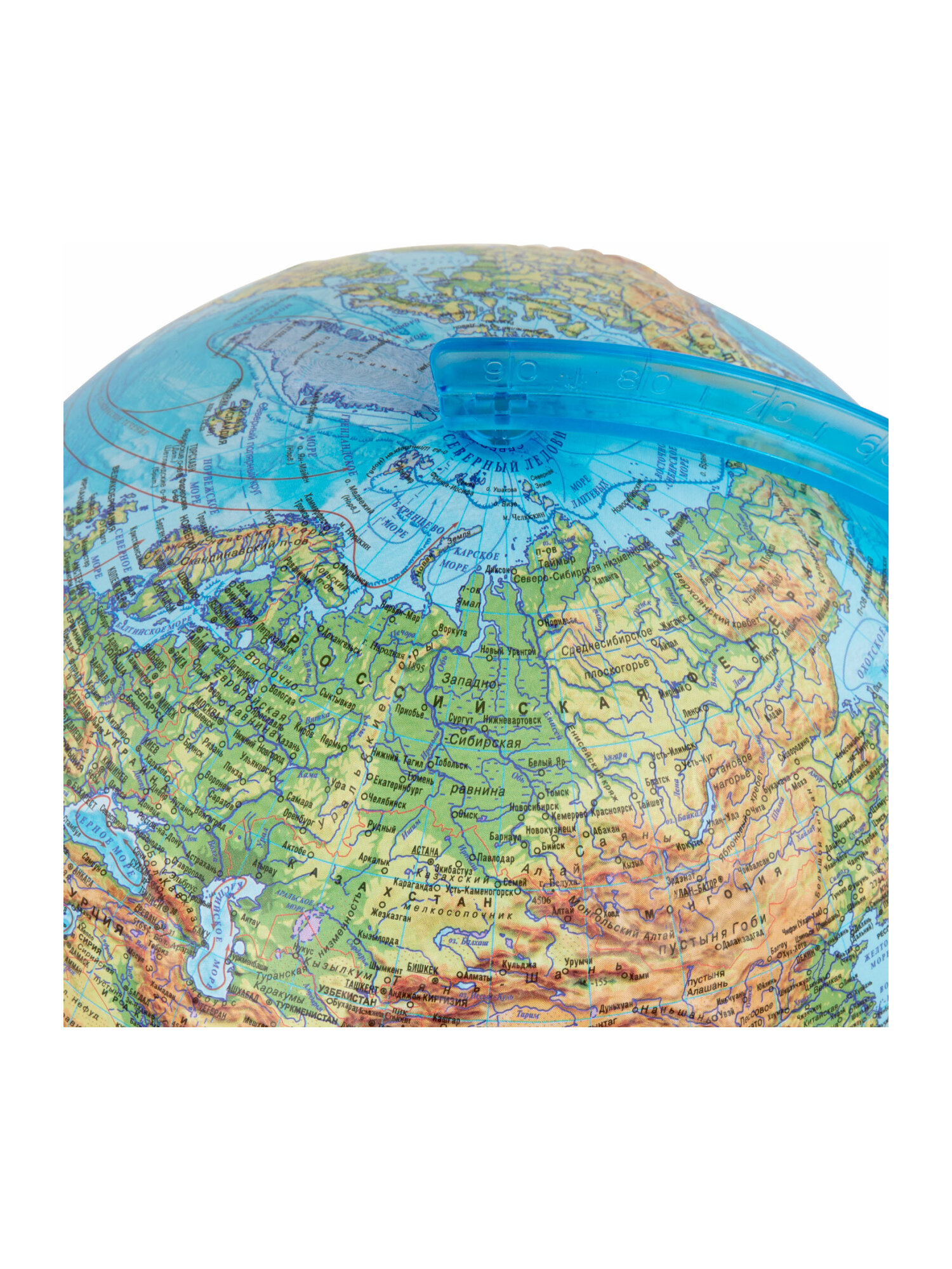 Глобус Globen физический политический с подсветкой рельефный диаметр 25 см - фото 18
