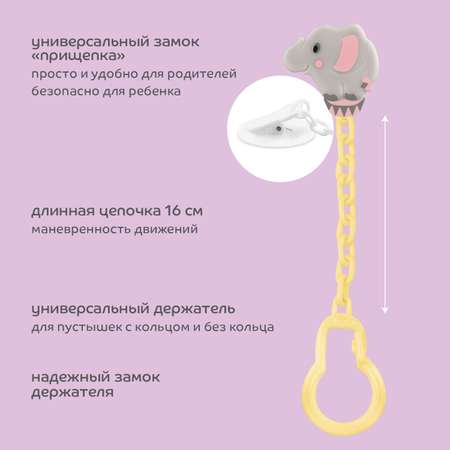 Клипса для пустышки Lubby