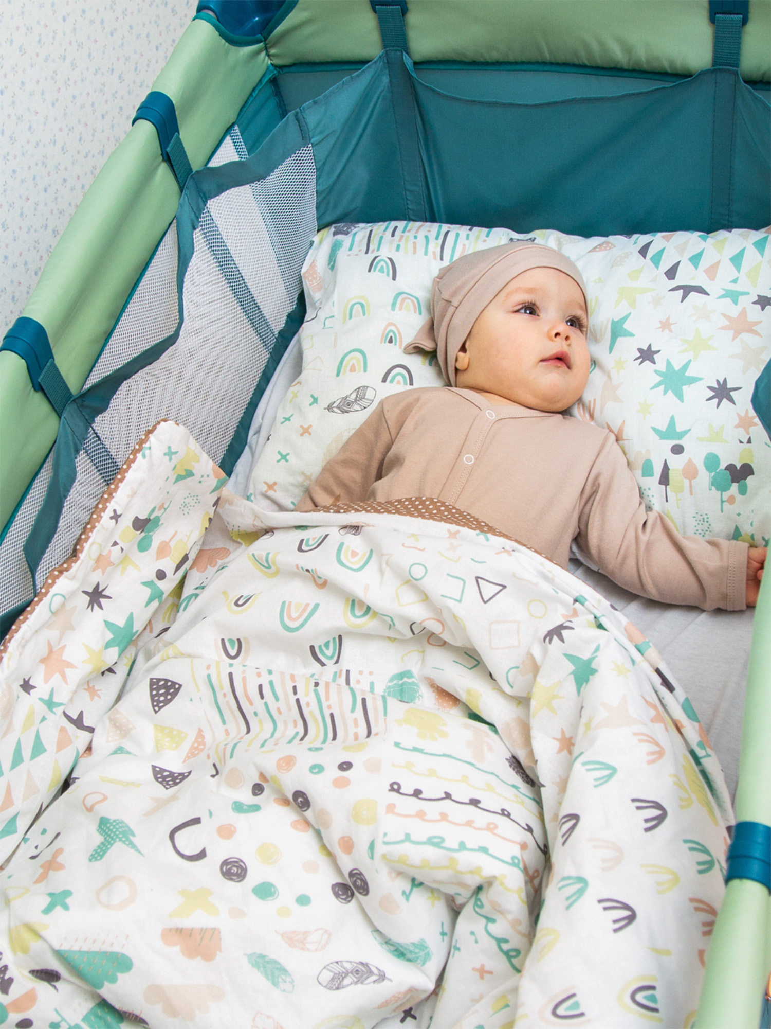 Манеж-кровать AmaroBaby multiform Safari AMARO-26MSA-Ze - фото 8