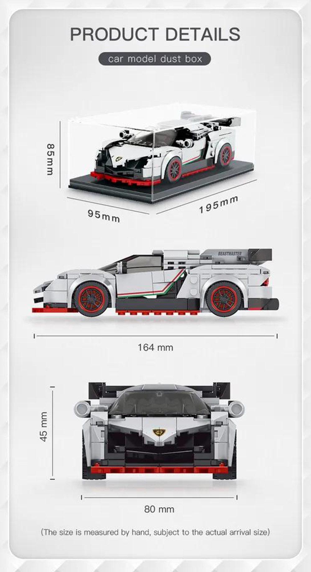 Конструктор Mould King Спорткар Lamborghini Veneno - фото 10