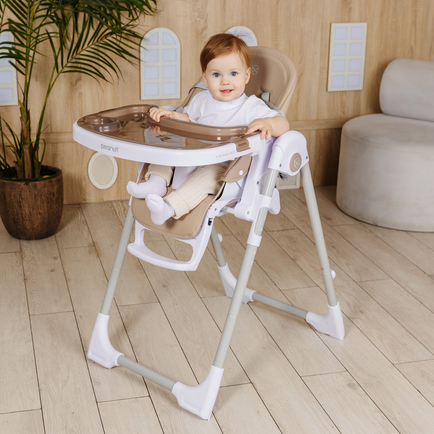 Стульчик для кормления BabyCare Peanut классический - фото 13