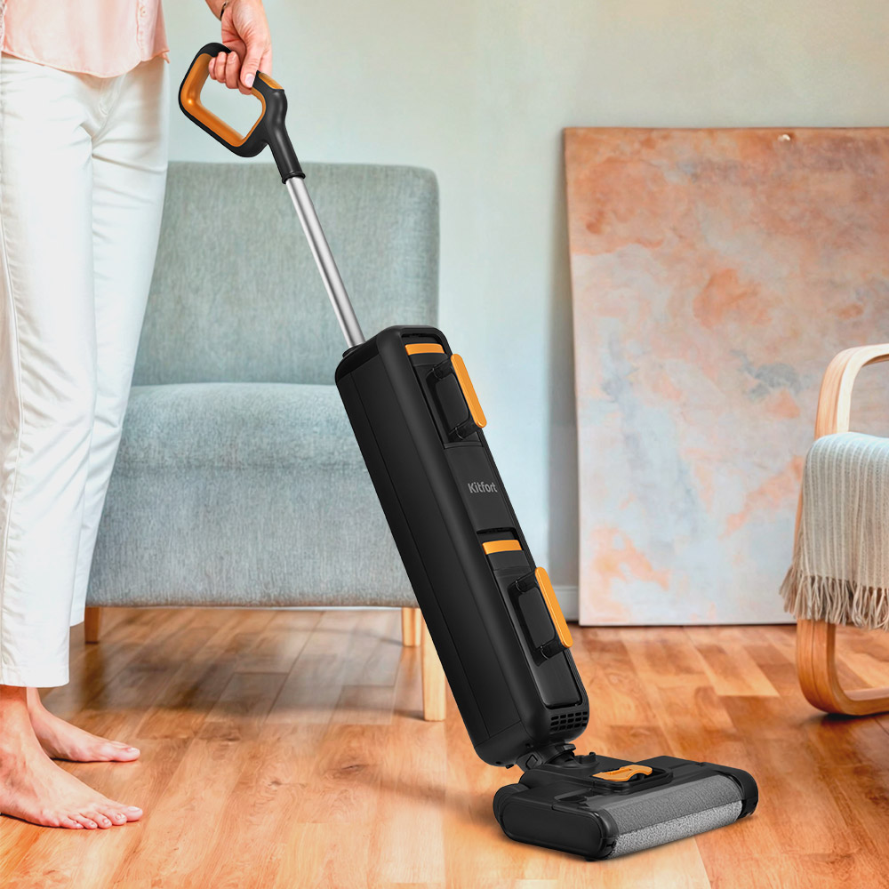 Вертикальный беспроводной моющий пылесос KITFORT КТ-5260 - фото 8