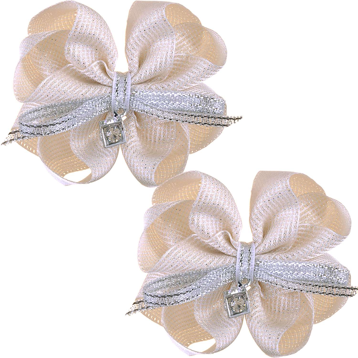 Бант Babys JOY 2шт Бежевый K9-004 K9-004 - фото 1