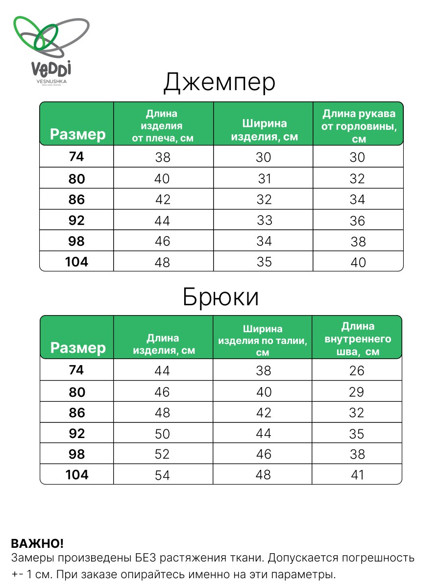 Свитшот и брюки VEDDI 122-636/2ф-2024 - фото 7