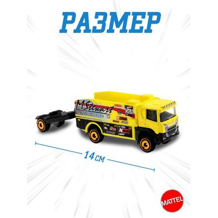 Автомобиль Hot Wheels Scania Тягач с прицепом Rally Truck