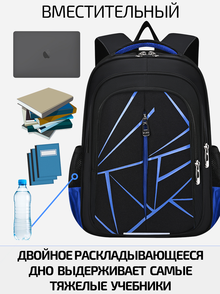 Ранец Evoline 1-EVO-bluegeom-45 - фото 7