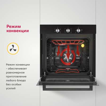 Электрический духовой шкаф Simfer Simfer черный