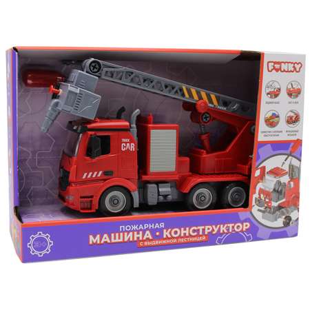 Конструктор Funky Toys Пожарная машина сборная игровая модель