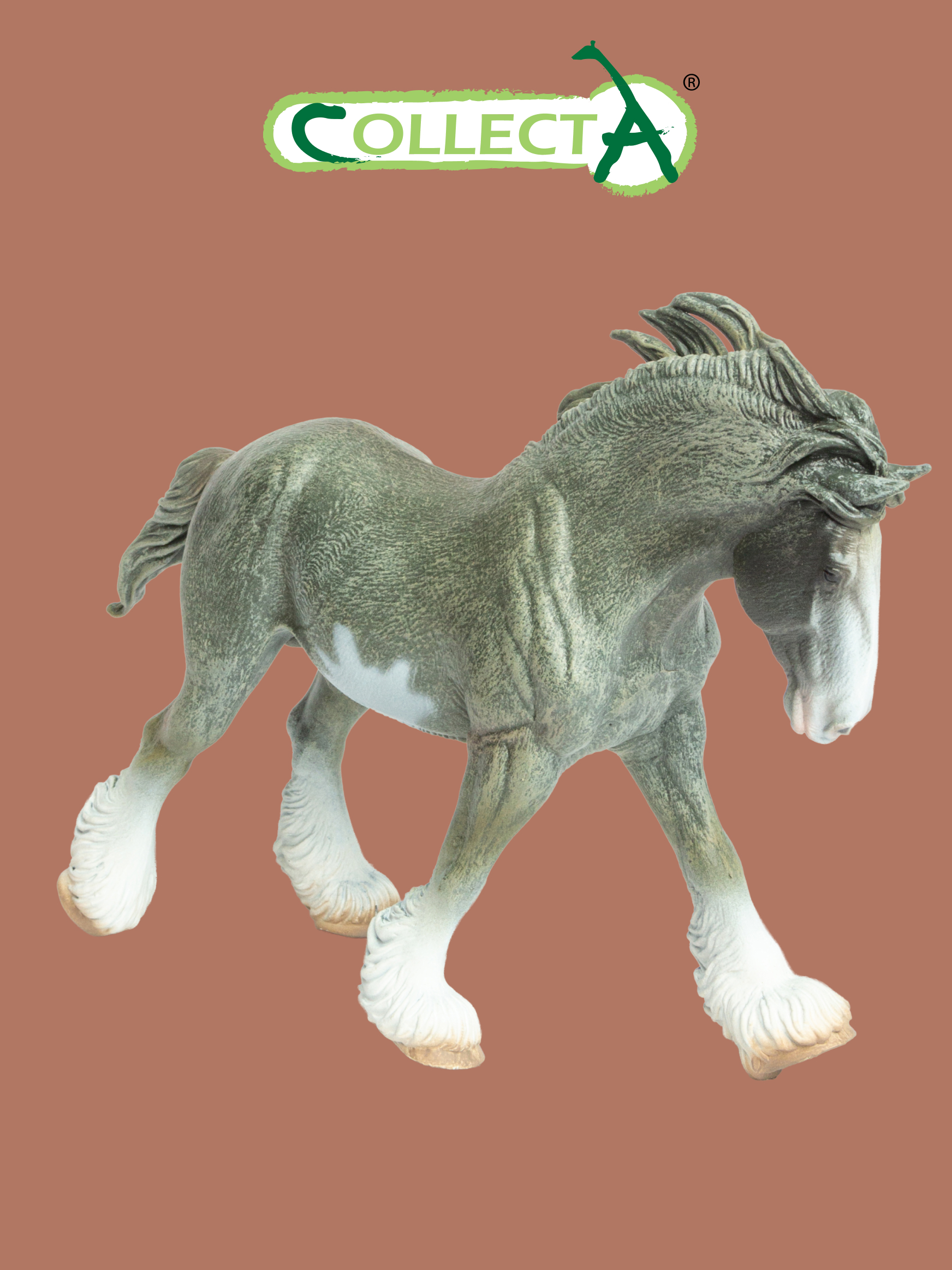 Фигурка Collecta Клейдесдальский жеребец - фото 1