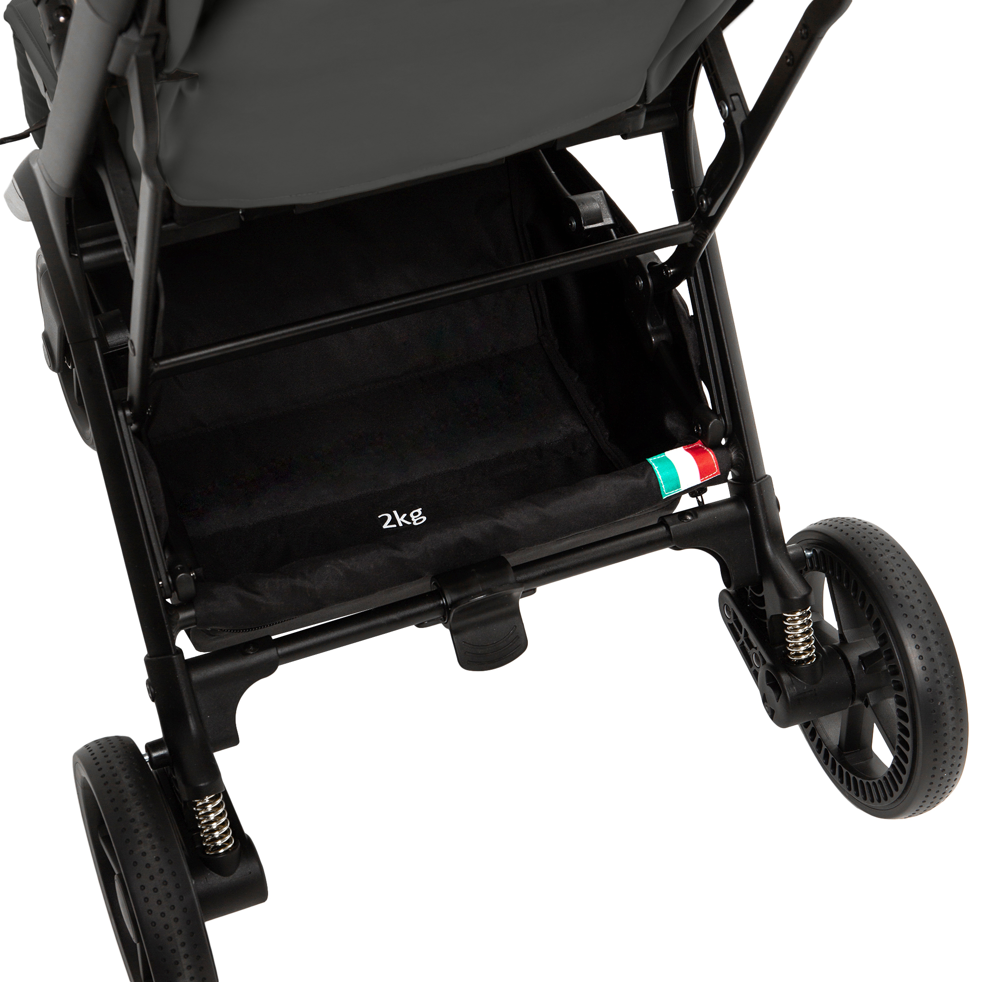 Коляска прогулочная Sweet Baby Colibri Plus Dark Grey серый - фото 22