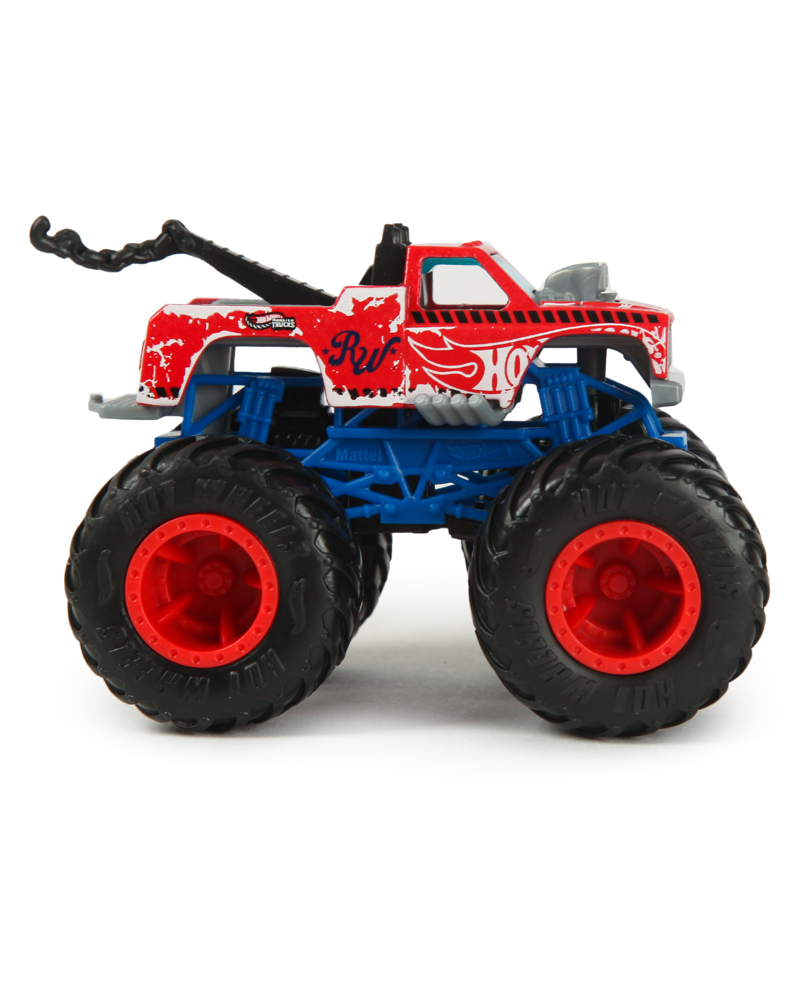 Монстр-трак Hot Wheels Ramblin Wrecker 1:64 HGX06/JCH05 - фото 3