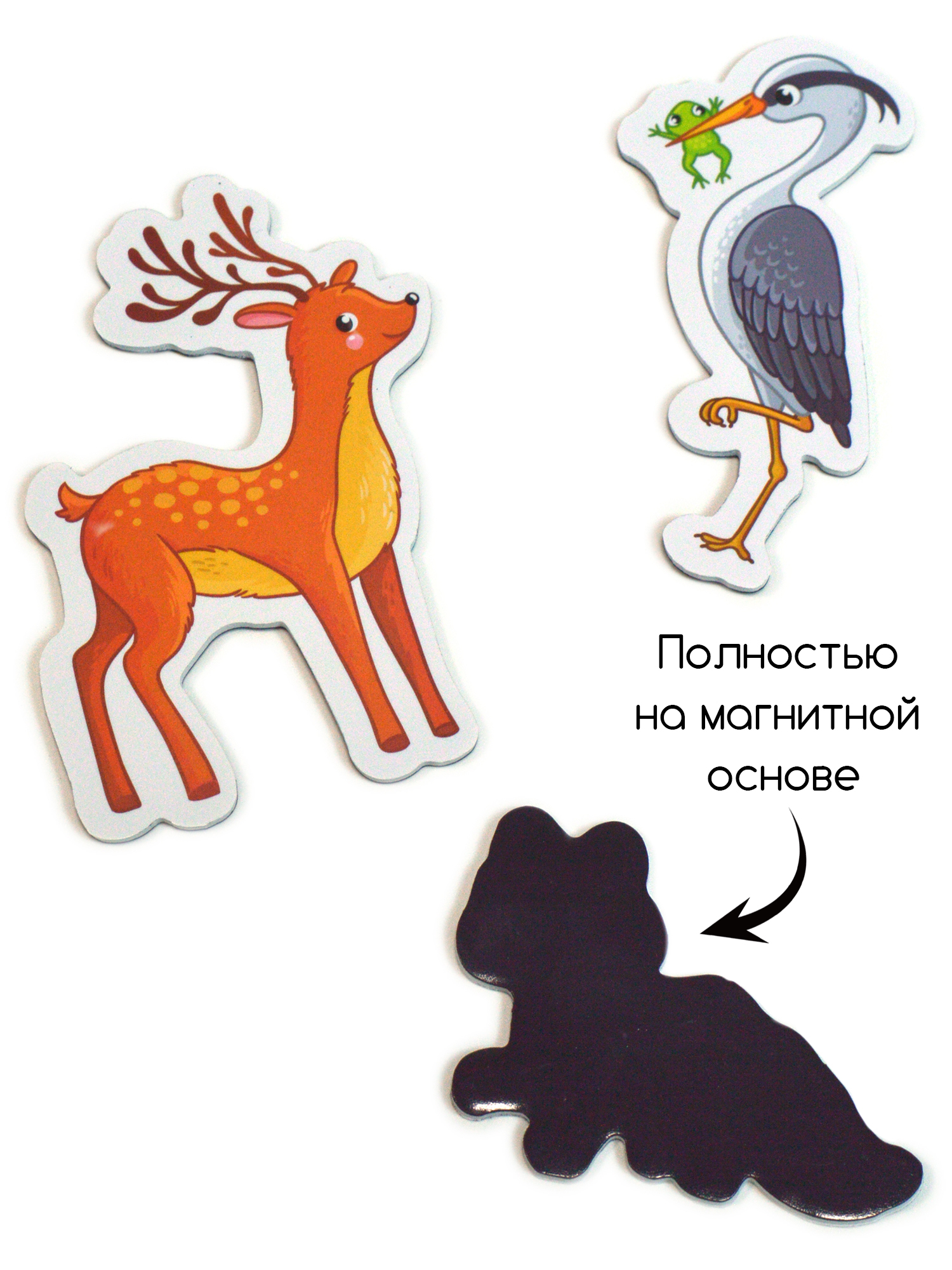Игры на магнитах Дрофа-Медиа Лесные животные 4232 - фото 8