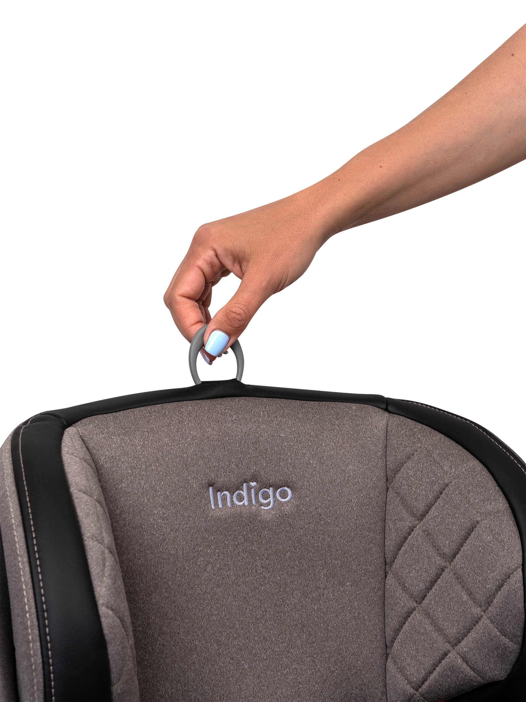 Автокресло Indigo Aero, бежевый Isofix 0+/1/2/3 (0-36 кг) - фото 23