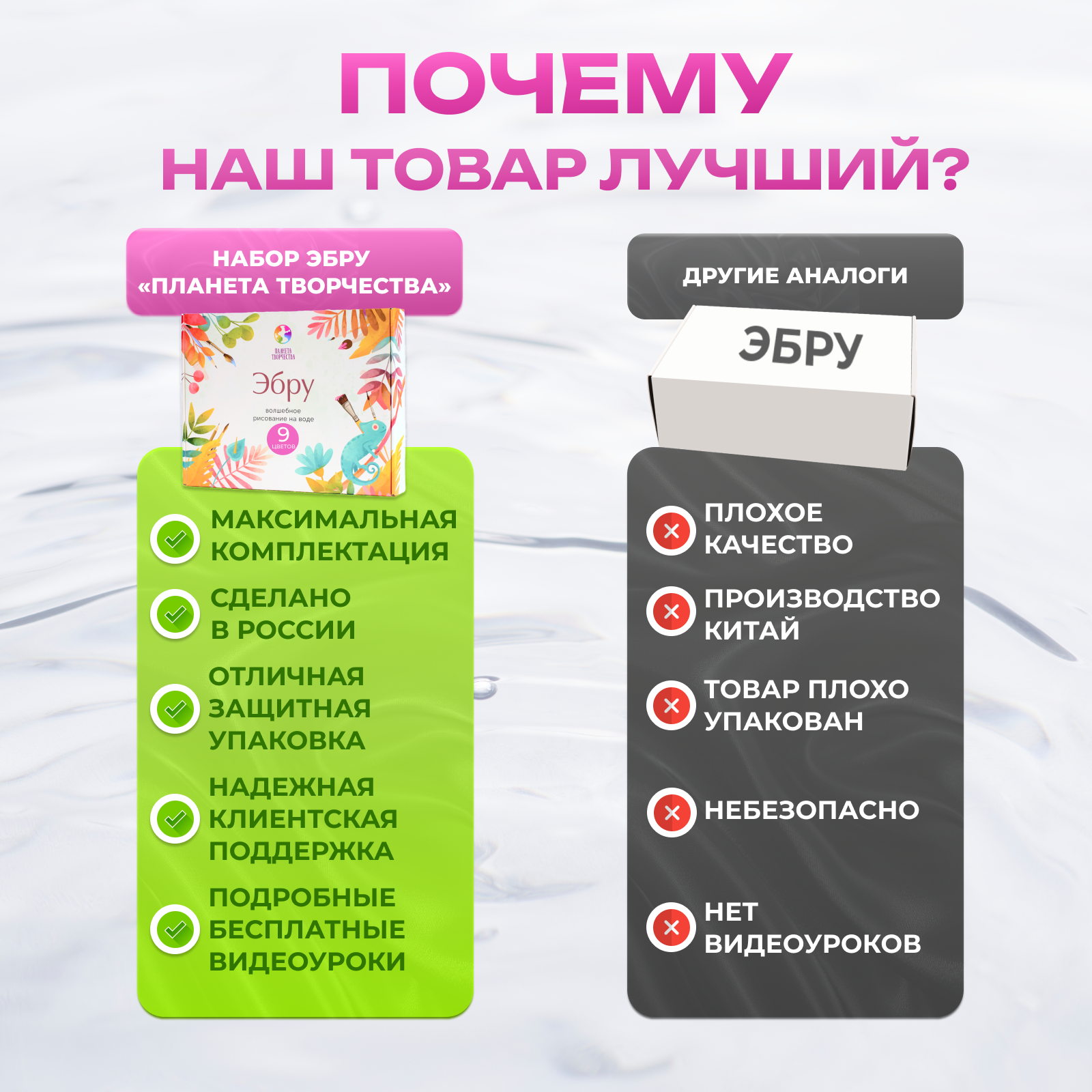 Акварисование Планета творчества эбру - фото 3