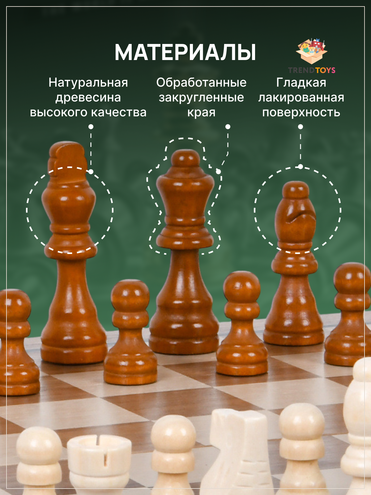 Настольная игра TrendToys Шахматы и шашки - фото 4
