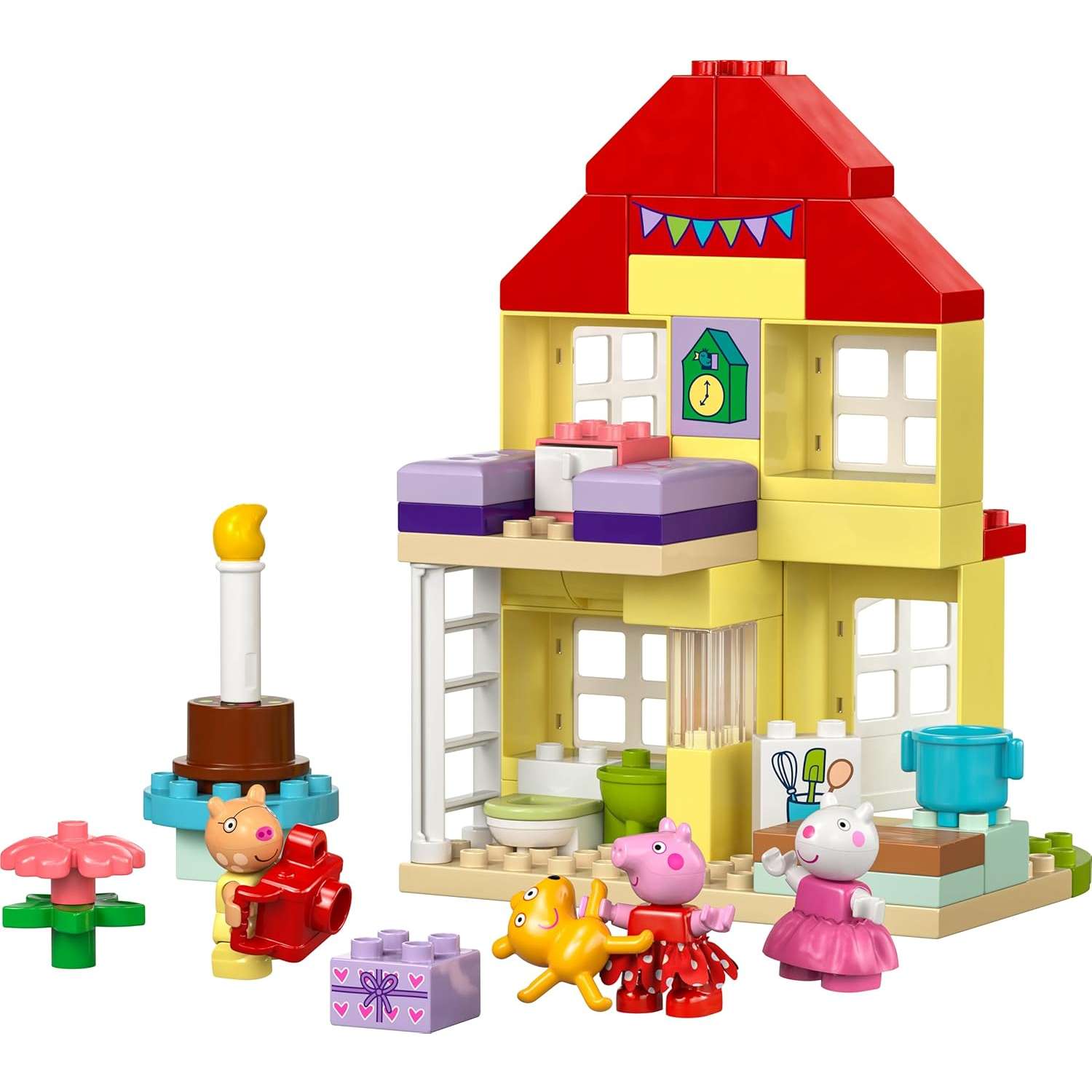 Конструктор LEGO DUPLO Свинка Пеппа: день рождения блочный - фото 2