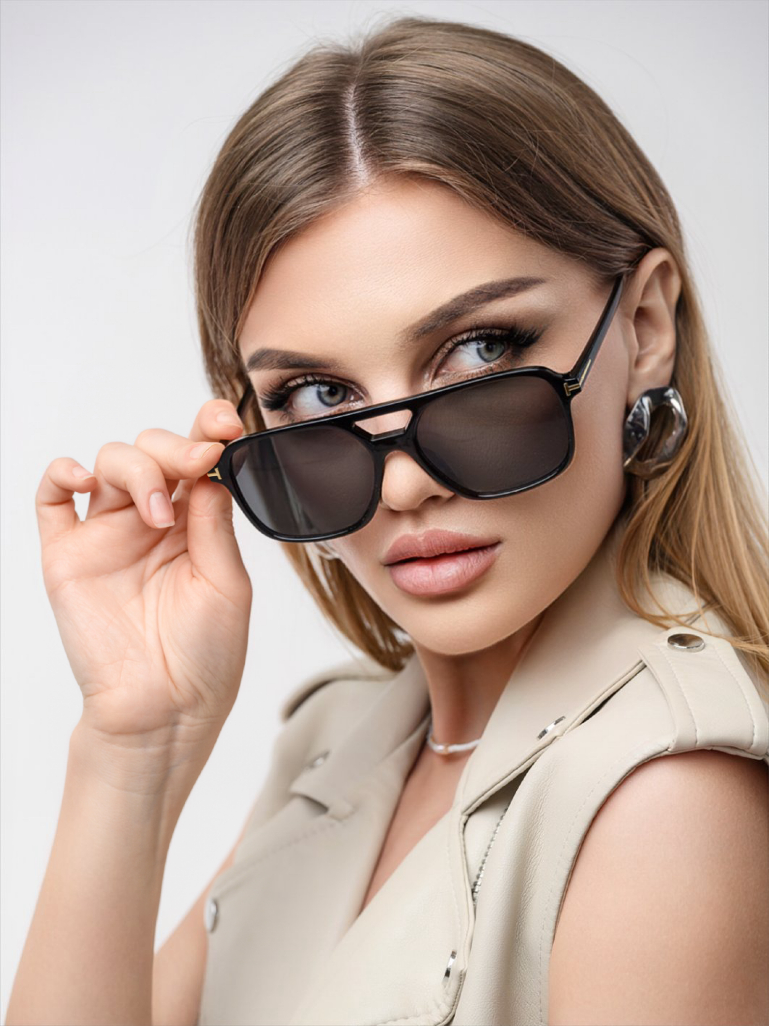 Очки солнцезащитные Pretty Mania RANG600-BK - фото 2