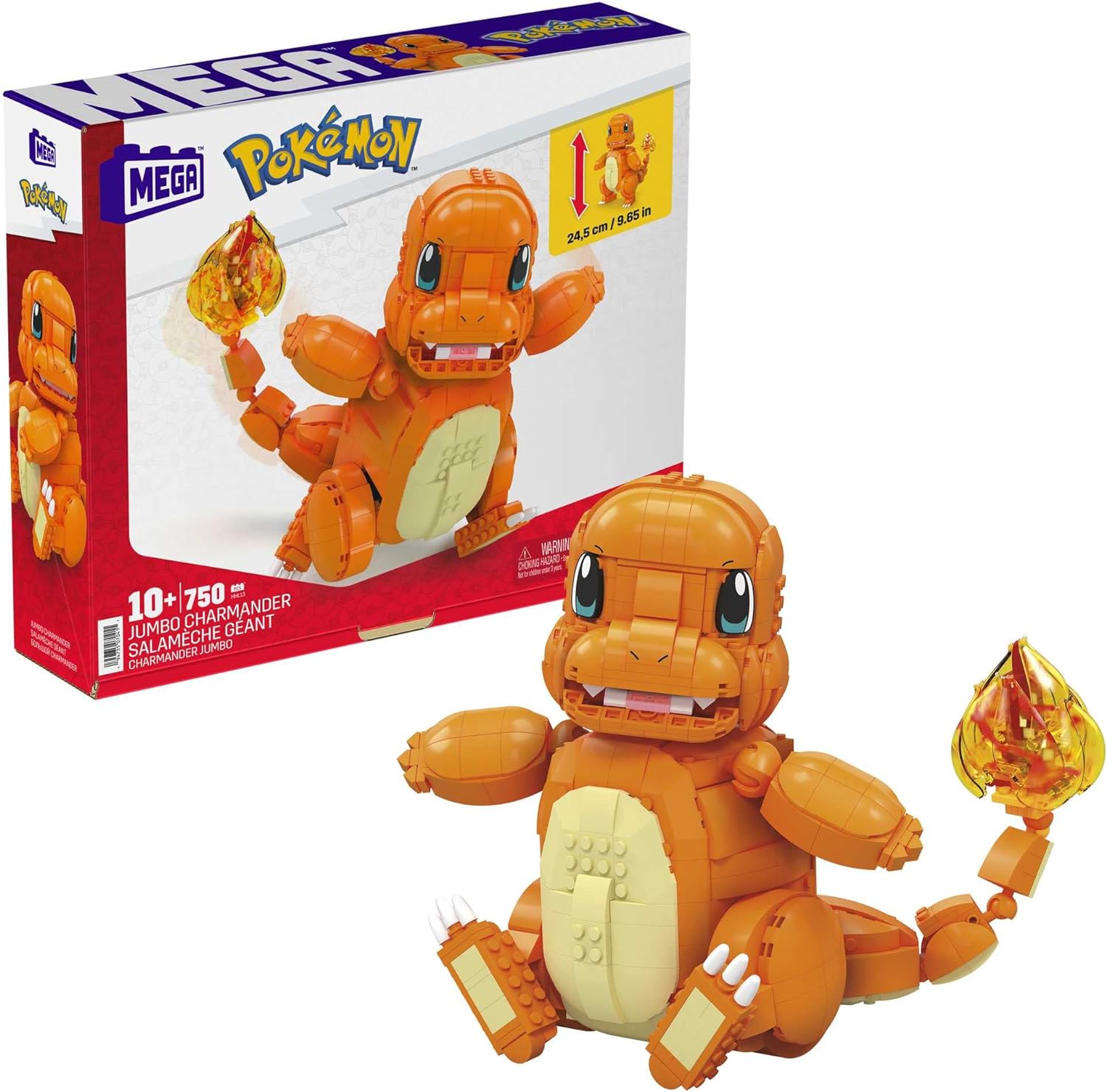 Конструктор Mega Construx Pokémon Jumbo Glumanda 750 дет. - фото 1