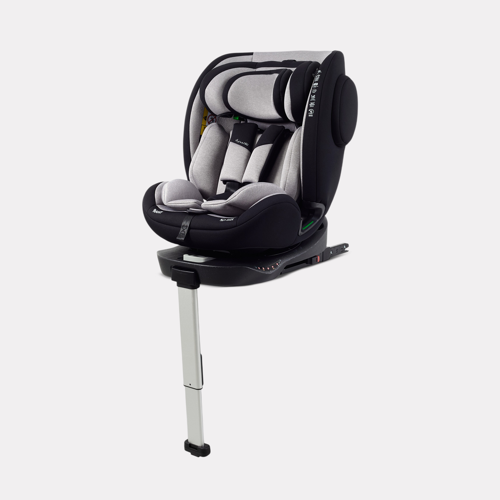 Автокресло Rant Basic Isofix 0+/1/2/3 (0-36 кг) серый - фото 2