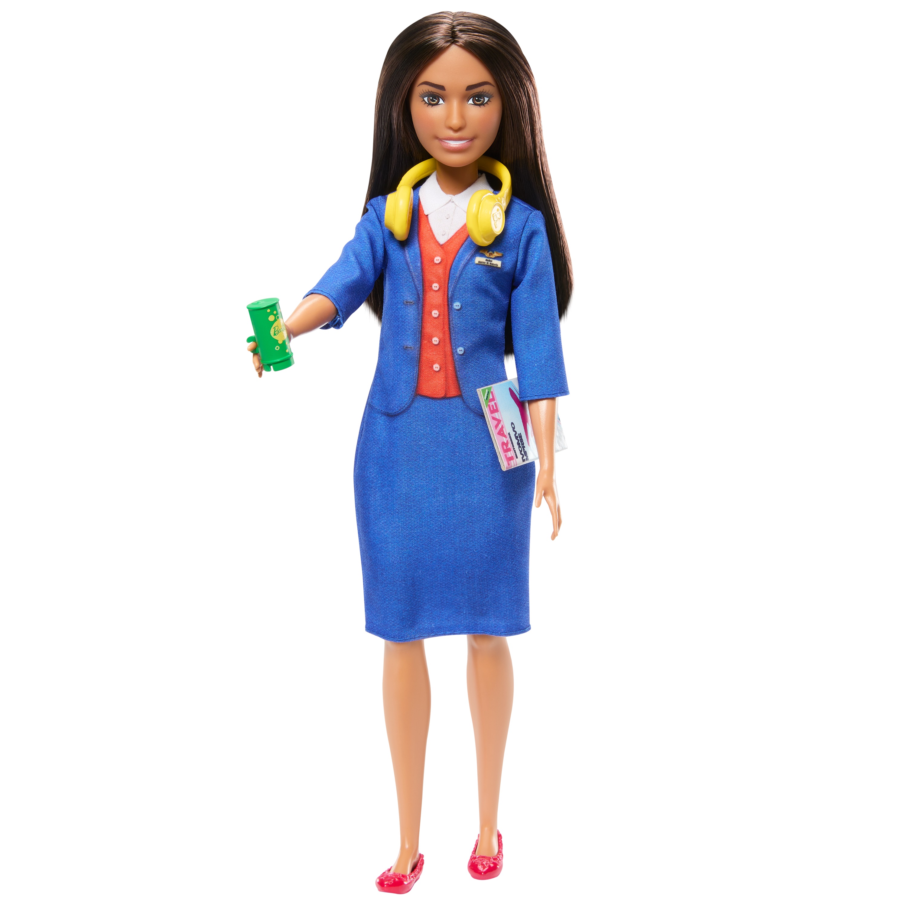 Кукла классическая Barbie Стюардесса HYT60 - фото 3