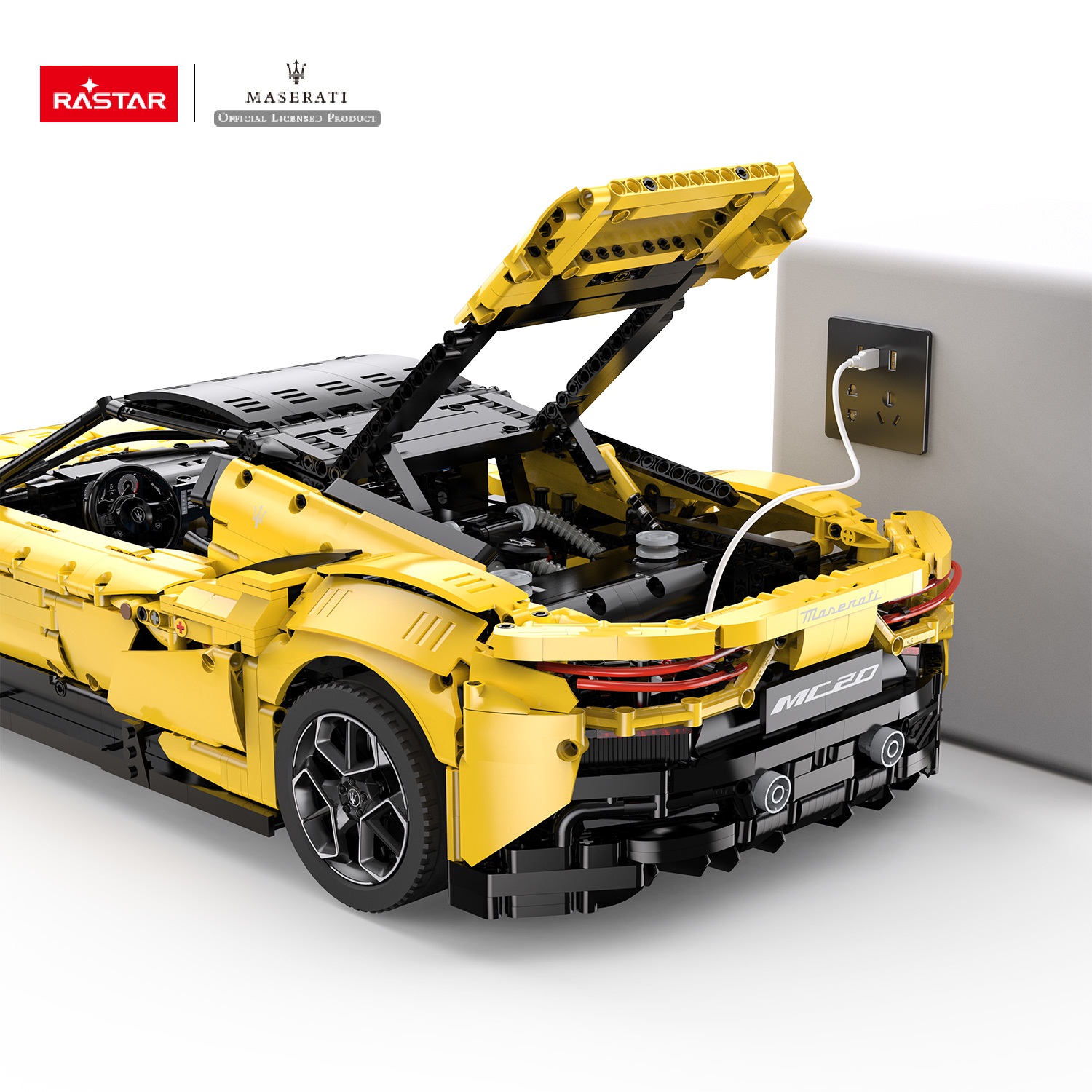 Конструктор Rastar Maserati MC20 3300 дет. - фото 16