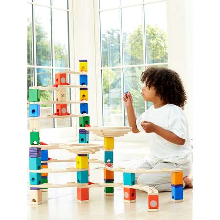 Конструктор Hape Гонки деревянный 202 дет.