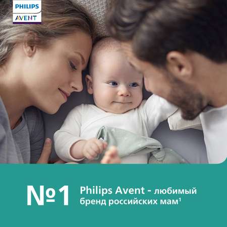 Пустышка Philips Avent силикон ортодонтическая от 6 мес. 2 шт.