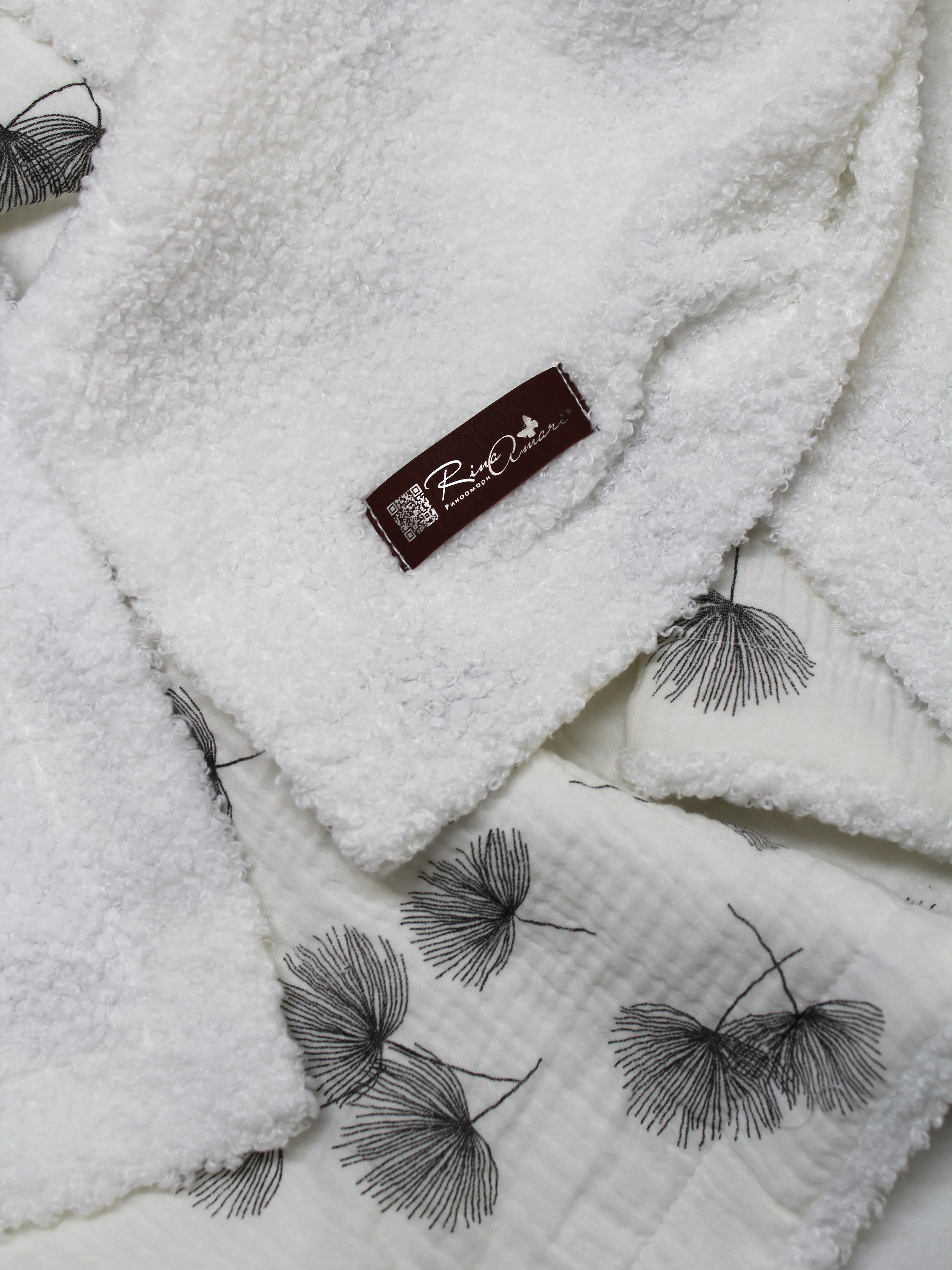 Плед RinaAmari Сахар 100 x 75 см хлопок - фото 3