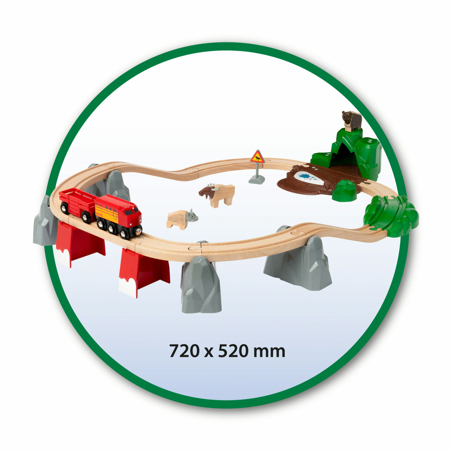 Набор железнодорожный Brio 72 см 33988 - фото 7