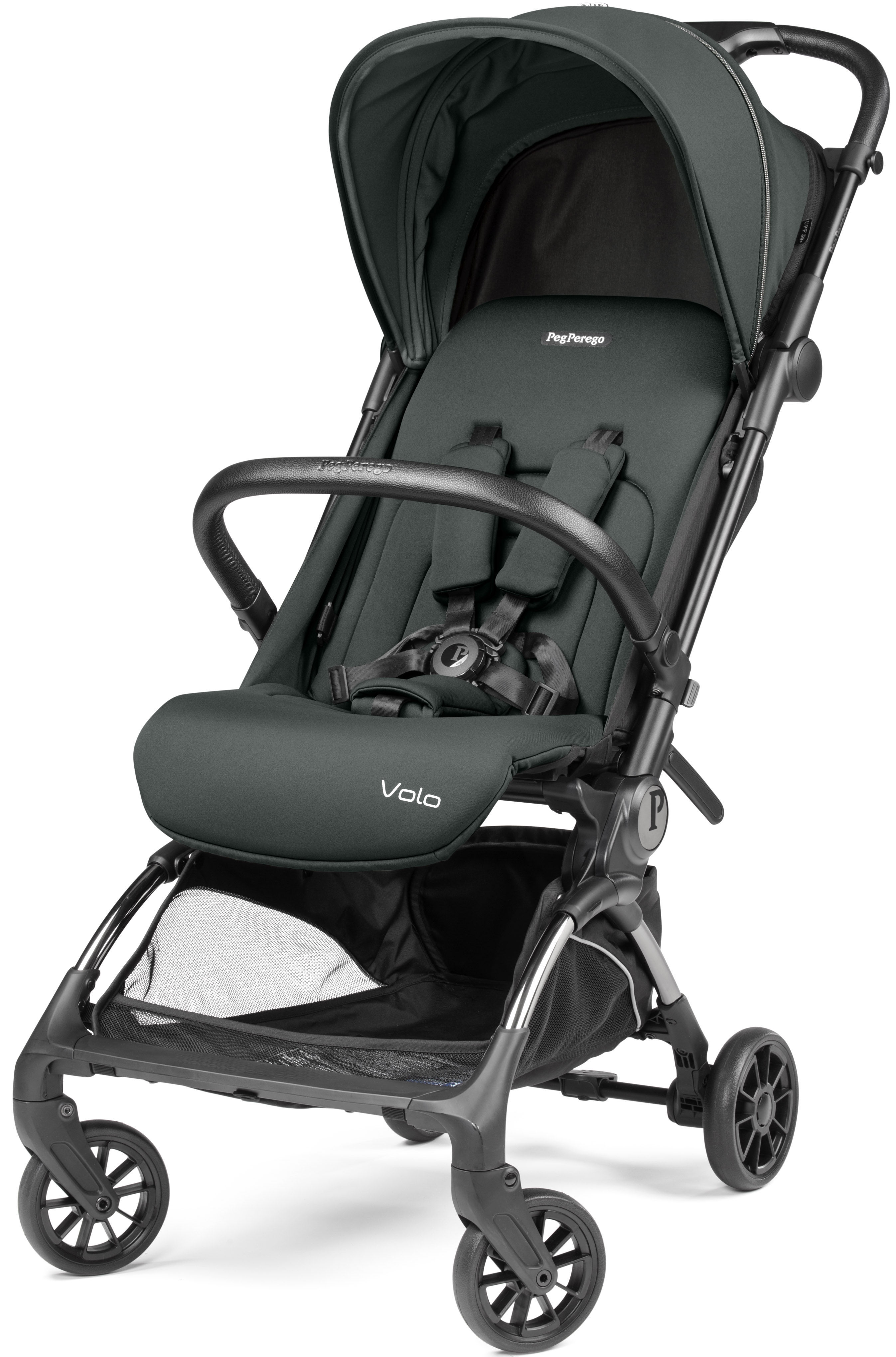 Коляска прогулочная Peg-Perego Volo зеленый - фото 1