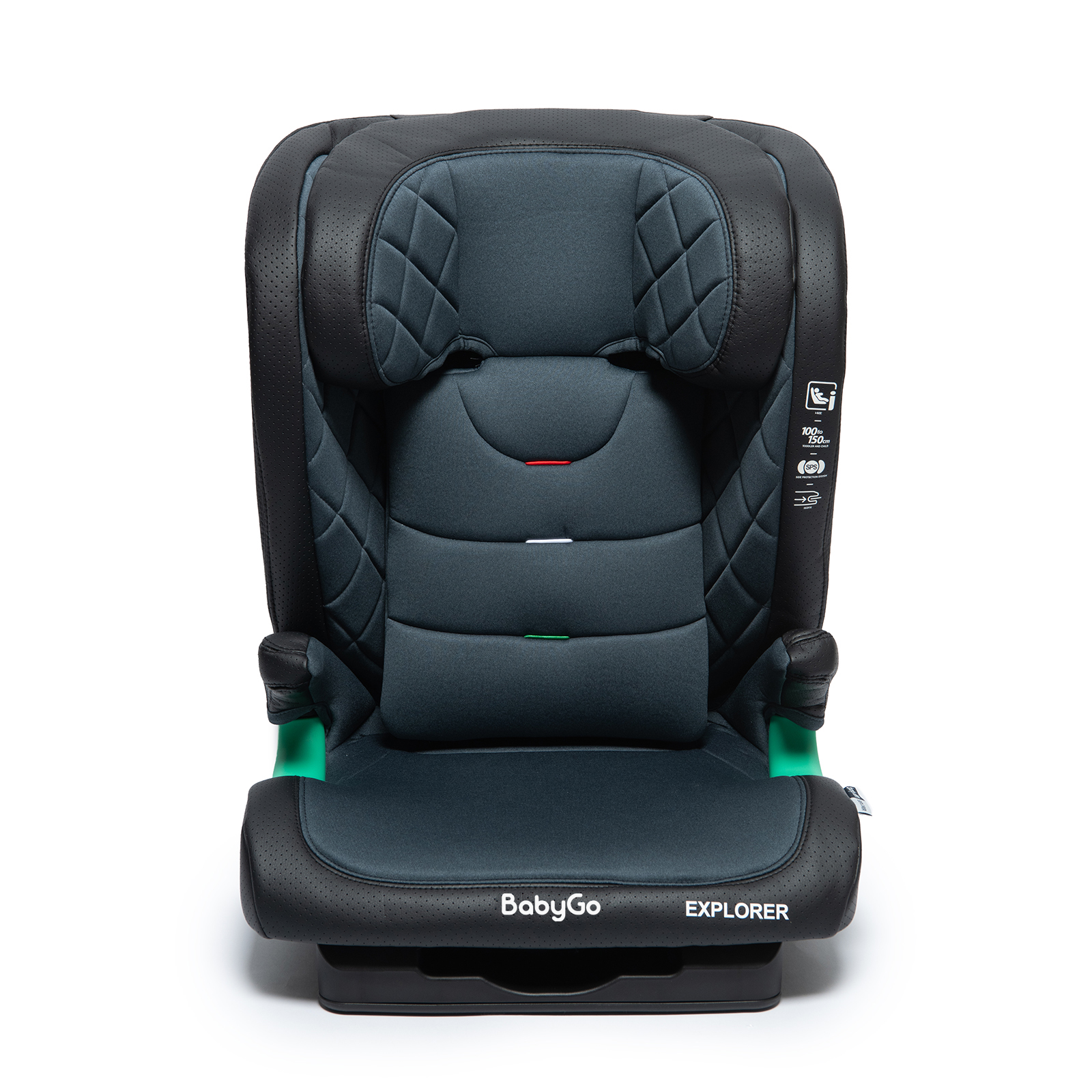 Автокресло BabyGo Explorer New Isofix 2/3 (15-36 кг) черный - фото 8