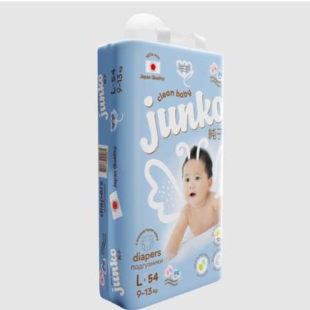 Подгузники JUNKO L 54 шт.