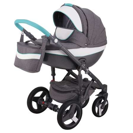 Коляска 3в1 BeBe-mobile серый
