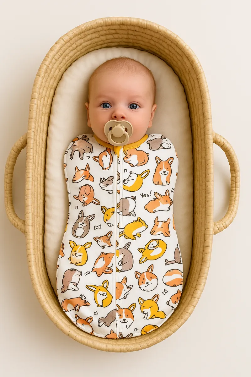 Конверт пеленальный (кокон) Эскимо белый - фото 1