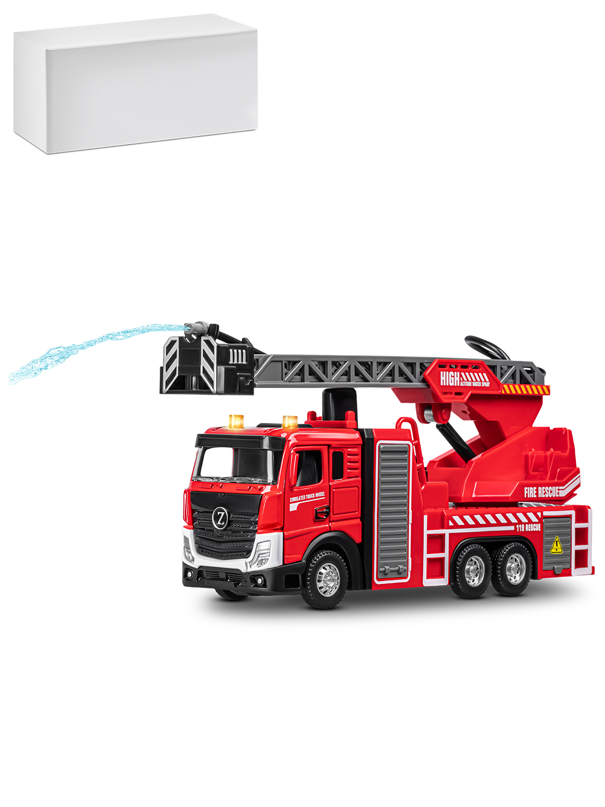 Пожарная машина AUTODRIVE с водой JB0405415 - фото 10