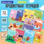 Тетрадь Brauberg 48 лист. 12 шт.