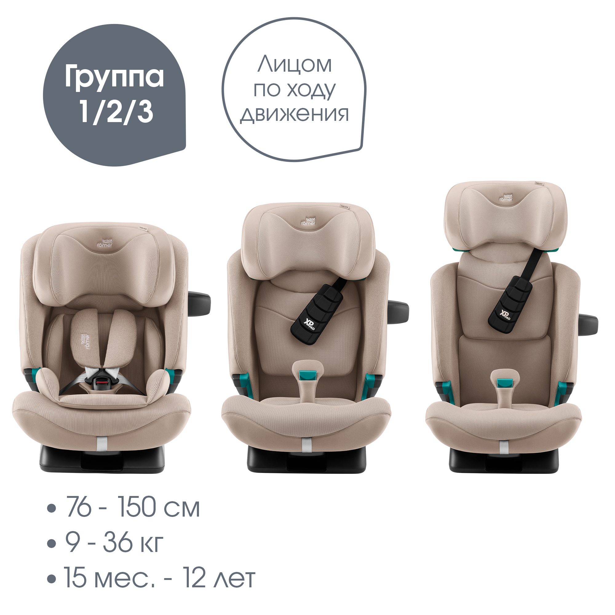 Автокресло Britax Roemer Advansafix Pro Isofix 1/2/3 (9-36 кг) - фото 2