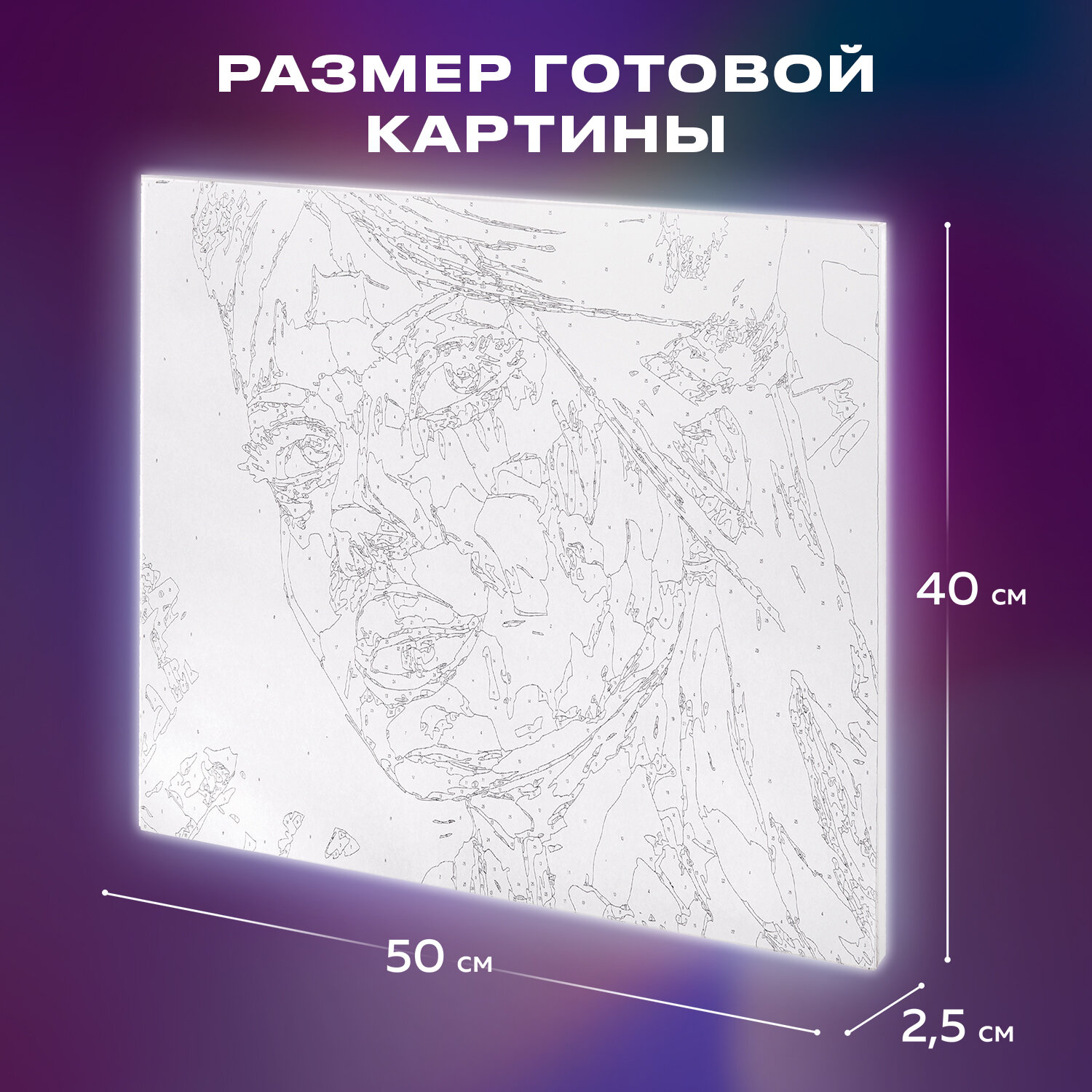 Картина по номерам Остров Сокровищ Радужная женщина - фото 2