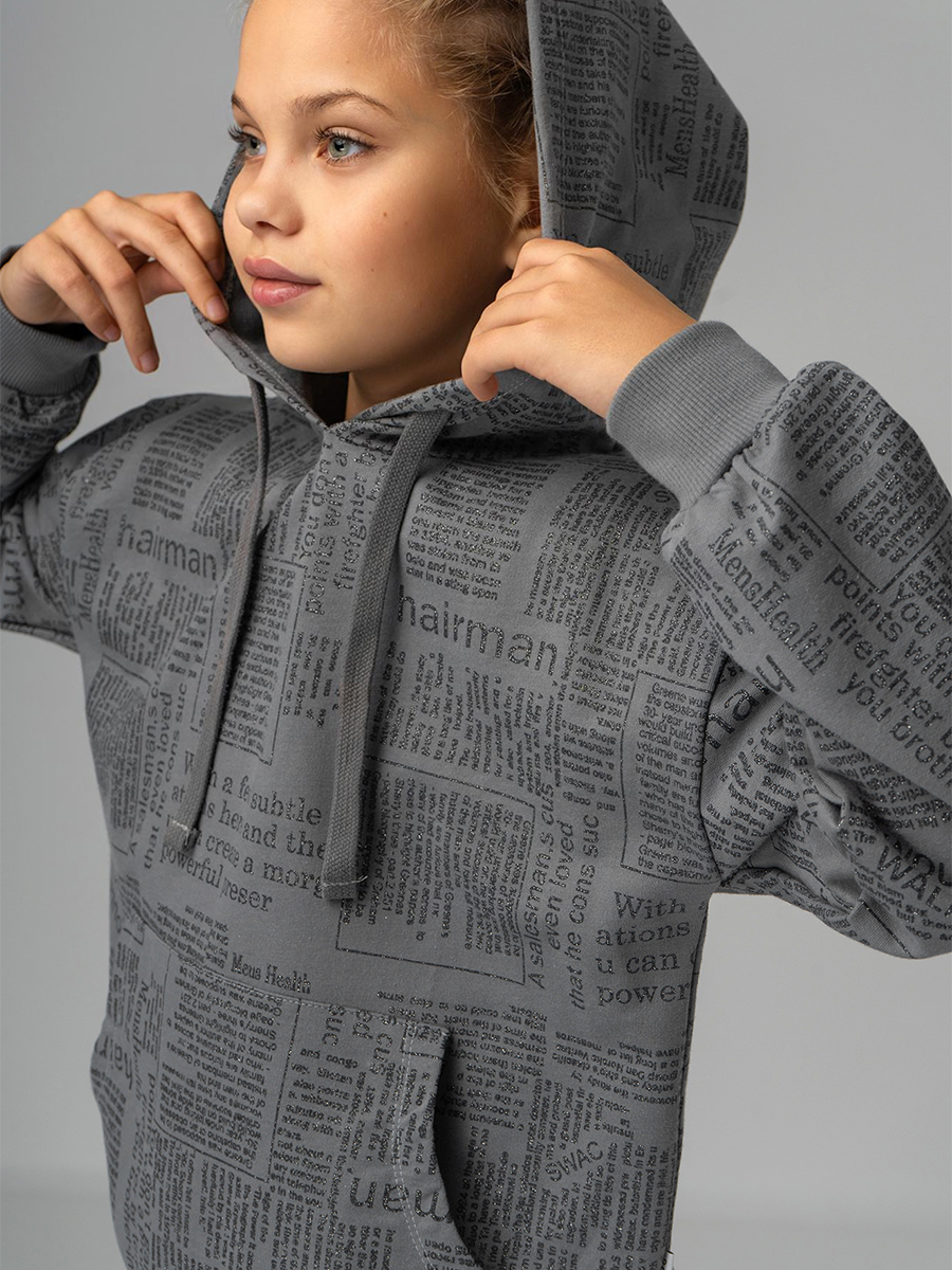 Худи BONITO KIDS SS6073графитовый - фото 8