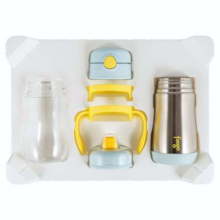 Набор THERMOS термос с трубочкой и бутылка для напитков 290 мг + 290 мг
