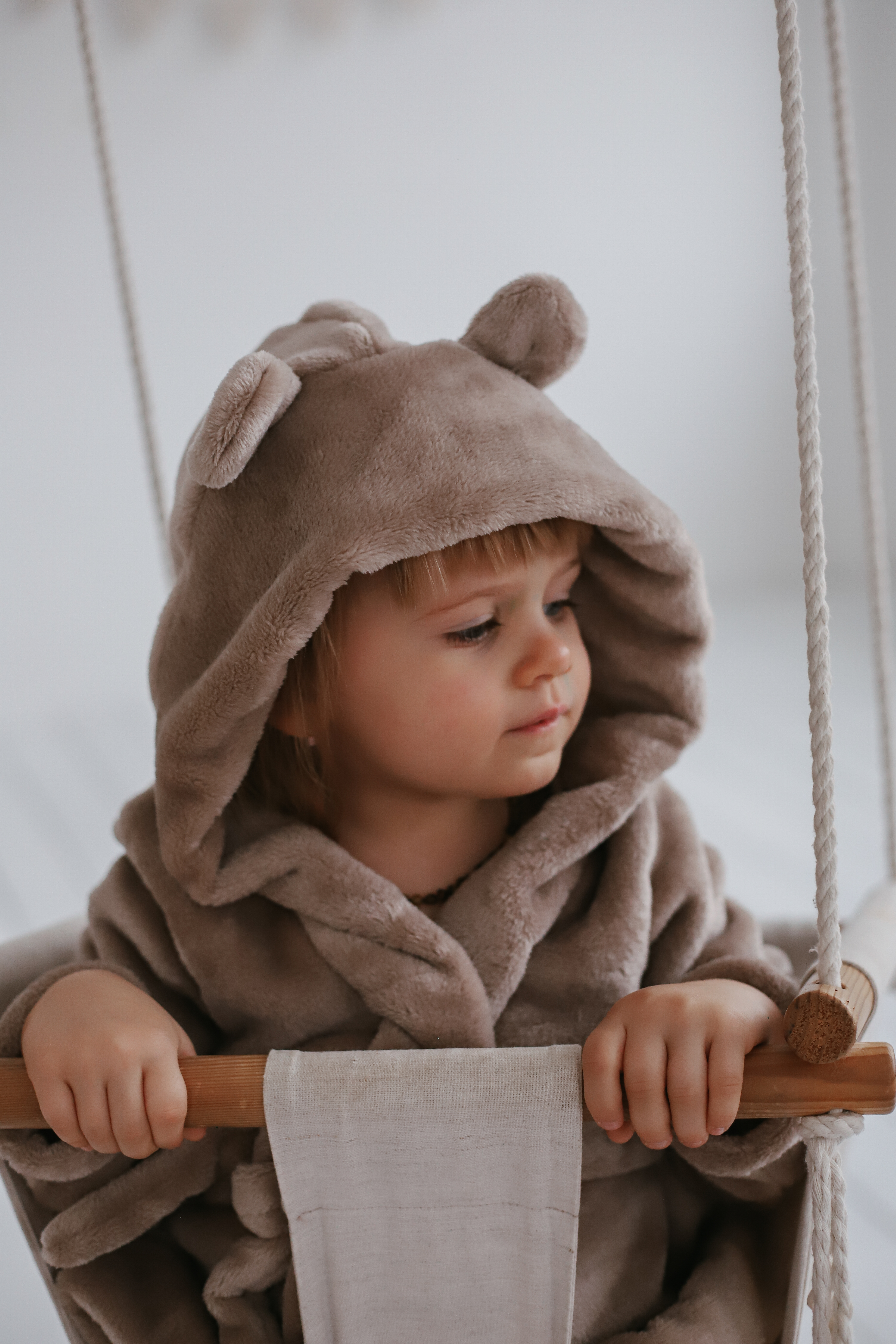 Халат Hello,Bunny halatplychmicha/кофейный - фото 1