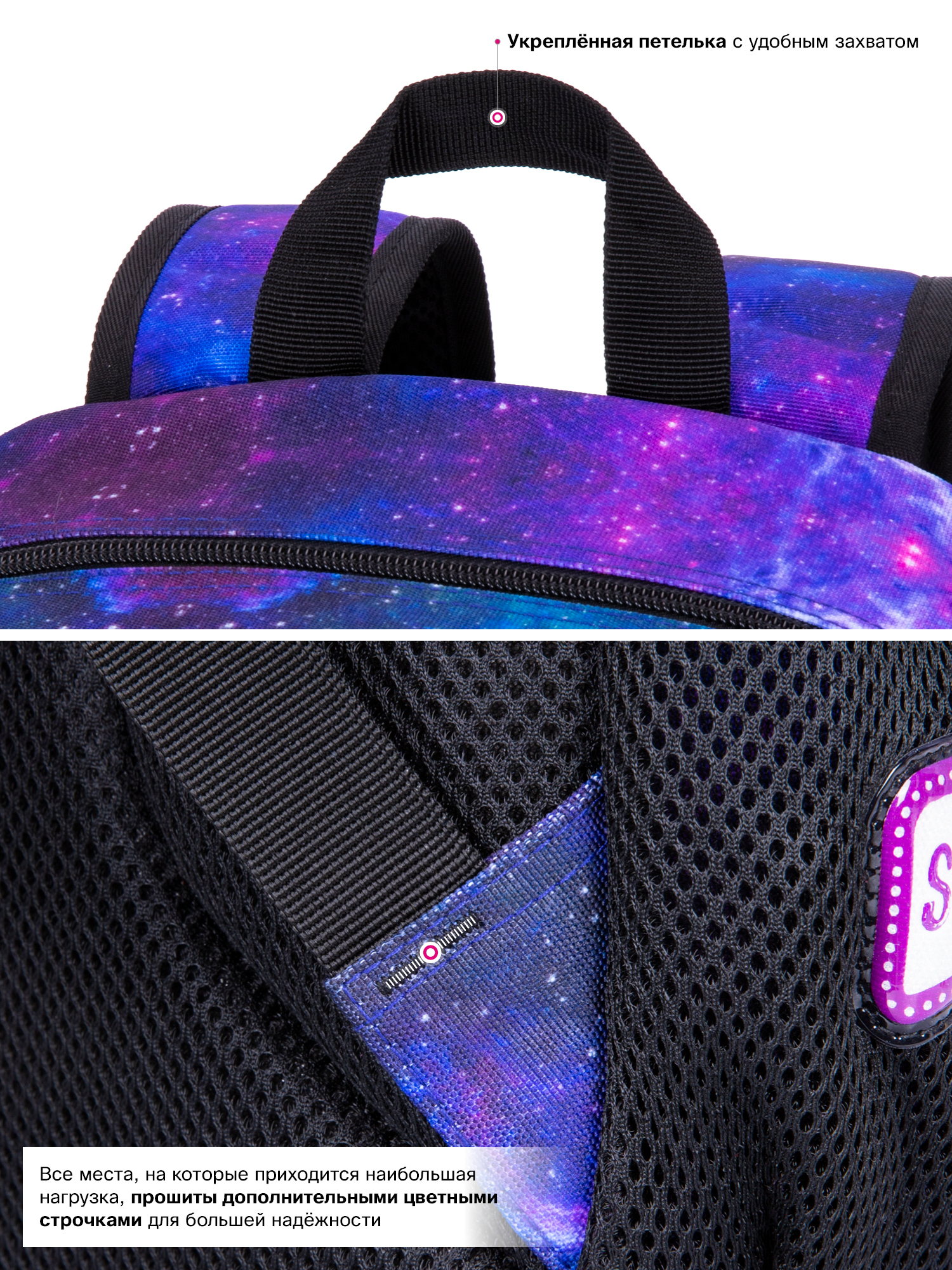 Рюкзак SkyName 17л анатомическая спинка+мишка - фото 13